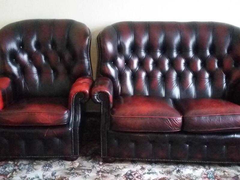 Leather 3 Piece Suite