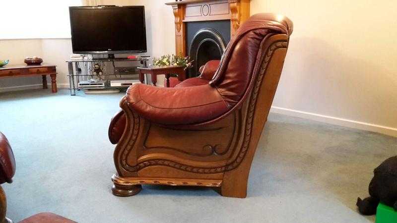 Leather 3 Seater