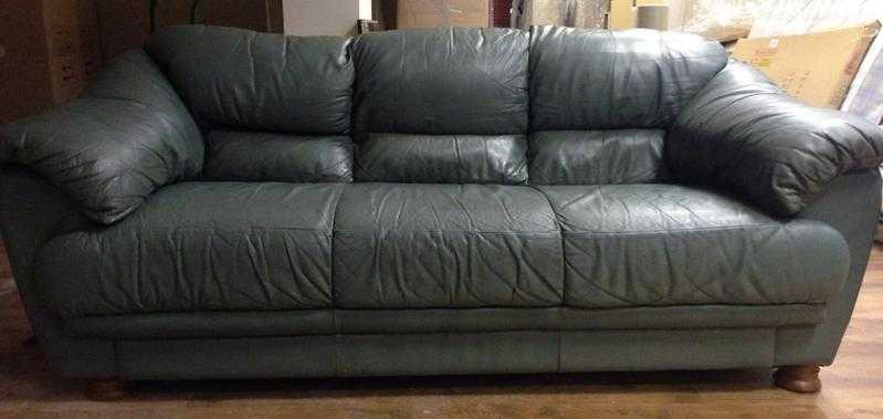 LEATHER 3 SEATER SOFA DELIVERY AVAILABLE