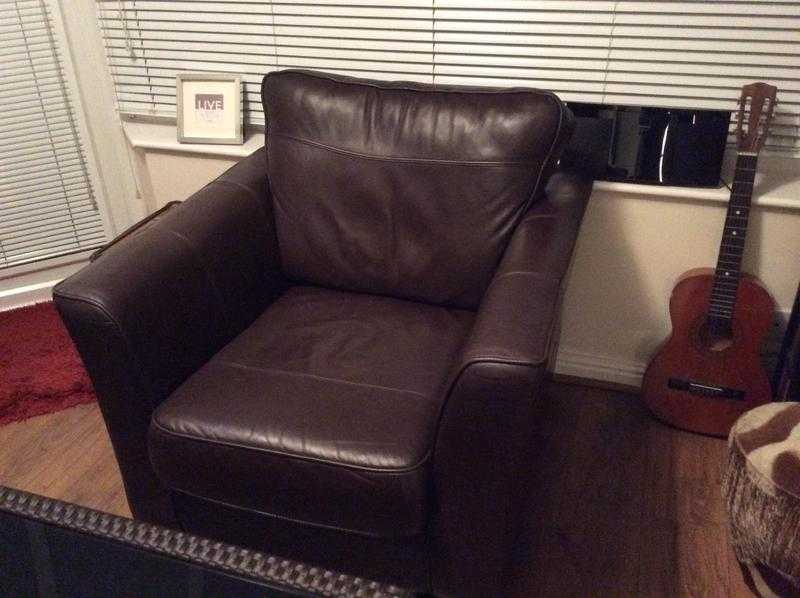 Leather armchair