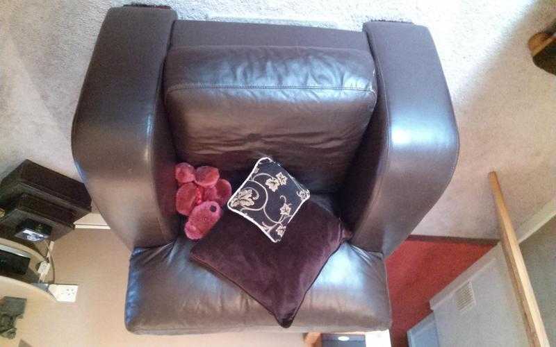 Leather armchair