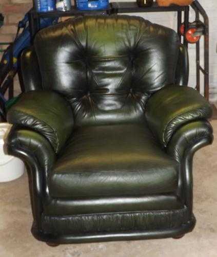 Leather armchair