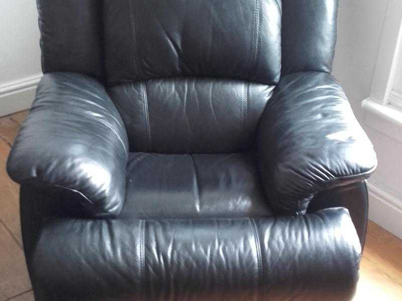 Leather Armchairs x 2