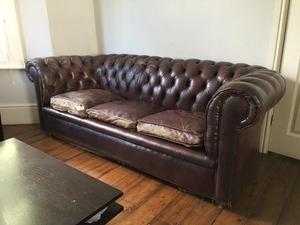 Leather Chesterfield