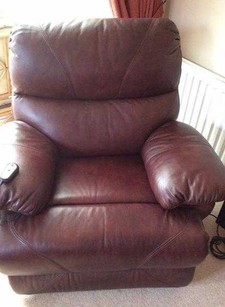 Leather electric recliners