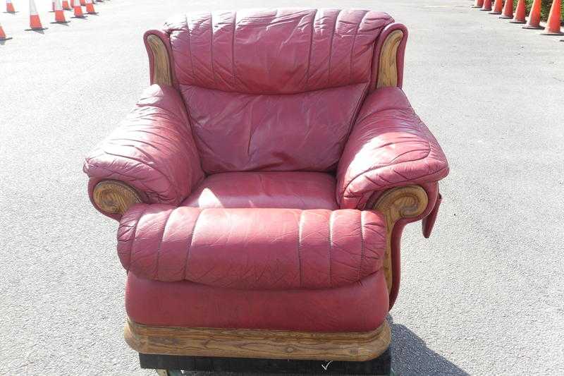 Leather Electric Reclining Armchair