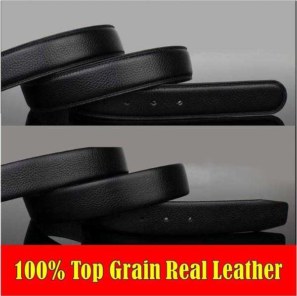 Leather Mint Brand New Top Grain Real Leather Belt Replacement Strap for Automatic and Pin Buckle