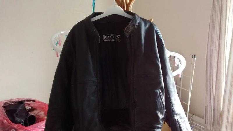 leather motor bike  coat