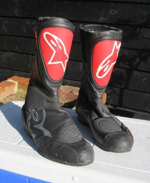 Leather Motorcycle Boots