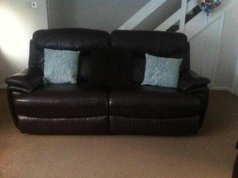 Leather recliner sofas ( 2 for sale )