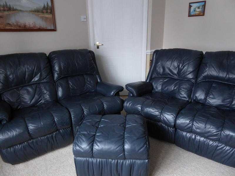 LEATHER RECLINING SOFAS