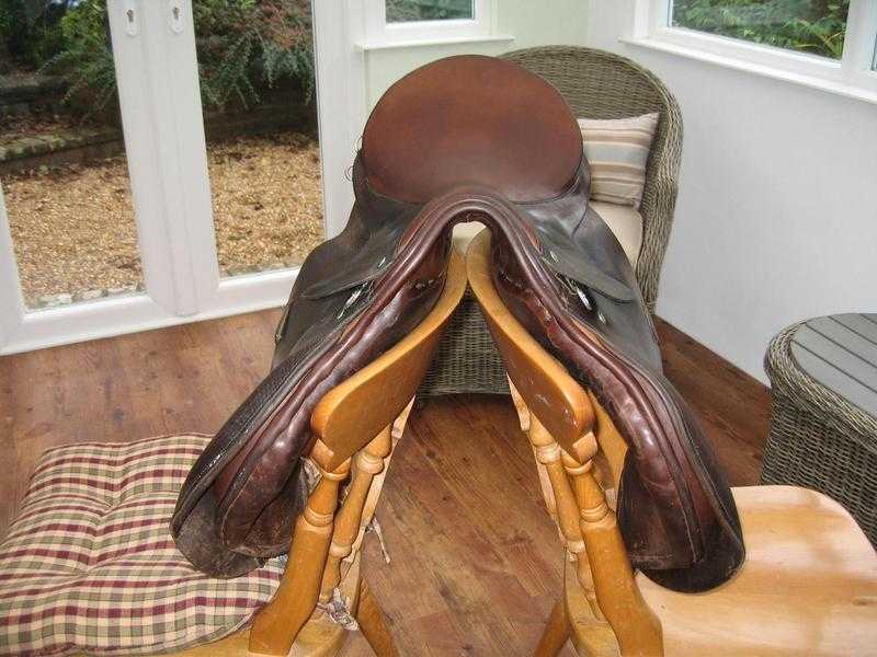 Leather saddle