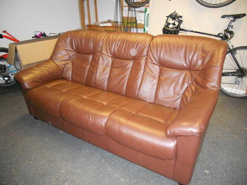 Leather Settee