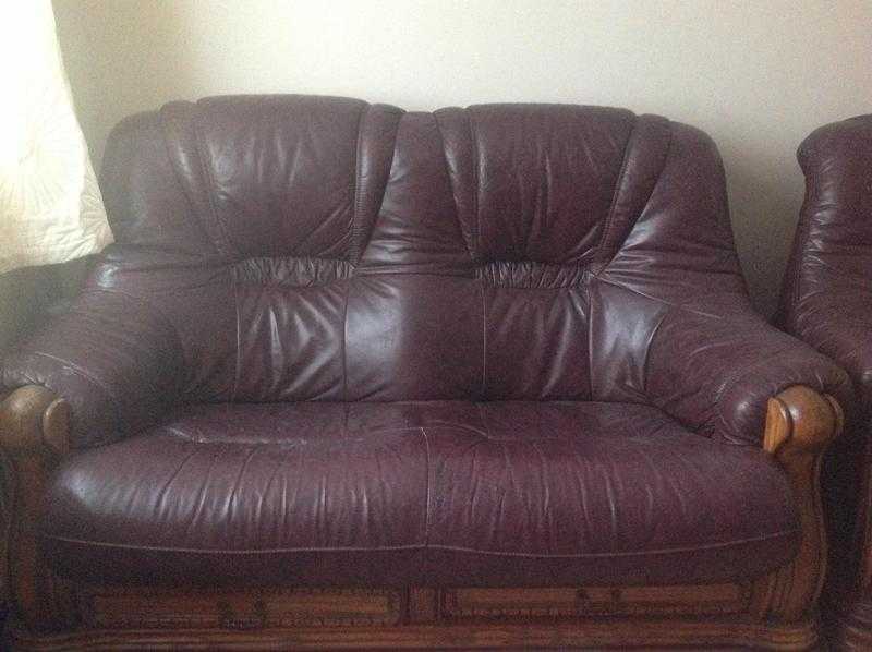 Leather sofa