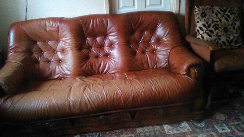 Leather sofa