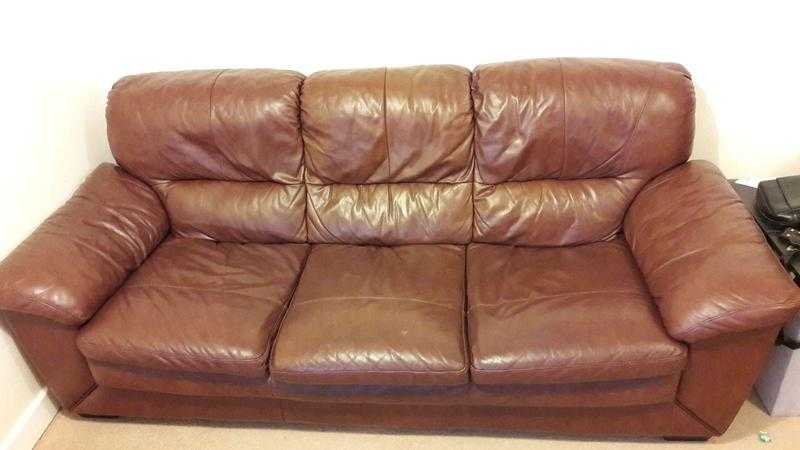 Leather sofa