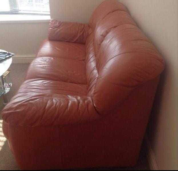 Leather sofa