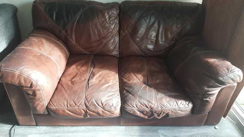 Leather sofa