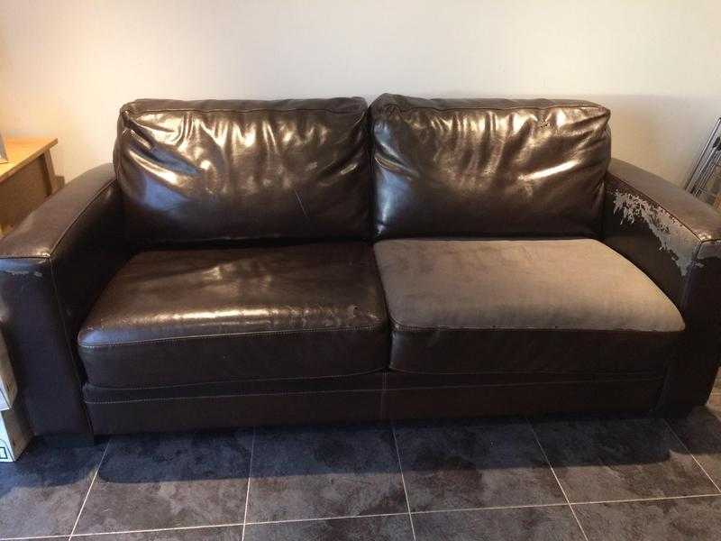 Leather Sofa Bed