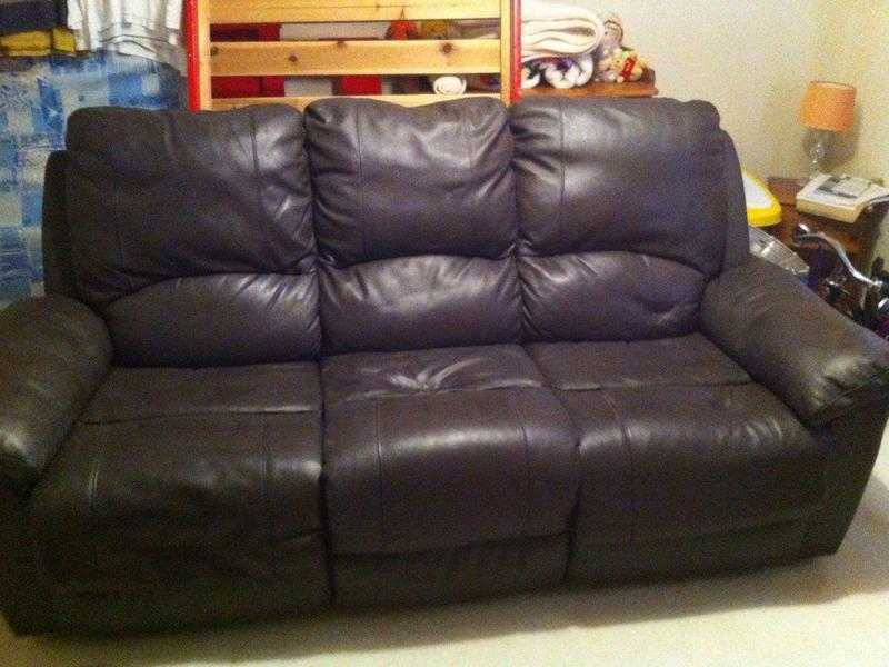 Leather sofa- chair