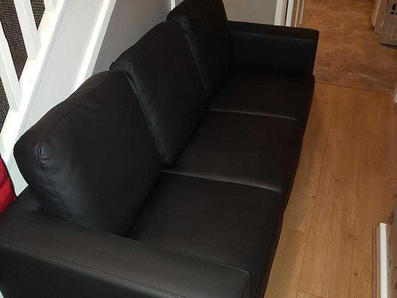 leather sofa hardly used