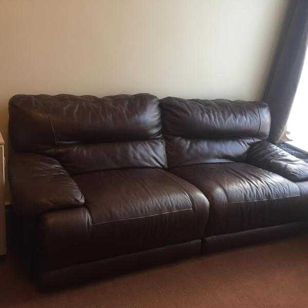 Leather sofas