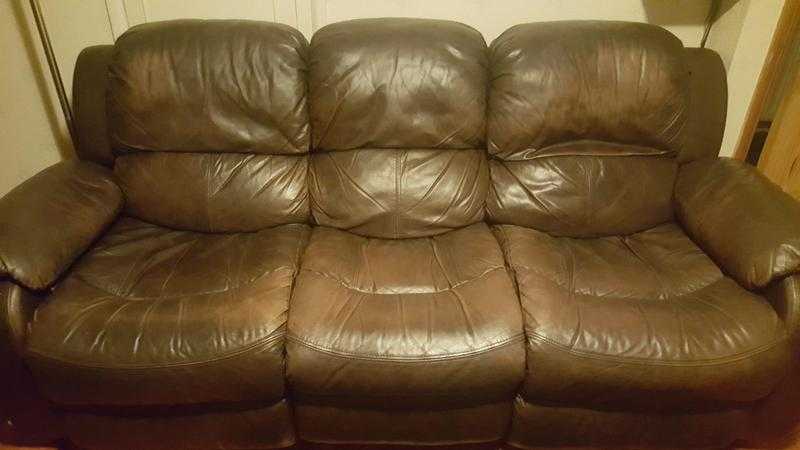 Leather sofas