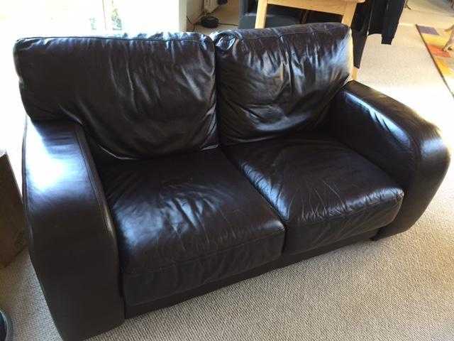 Leather sofas