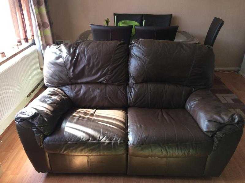 Leather sofas