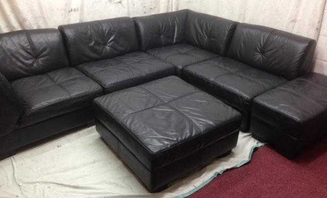 leather sofas  black brown