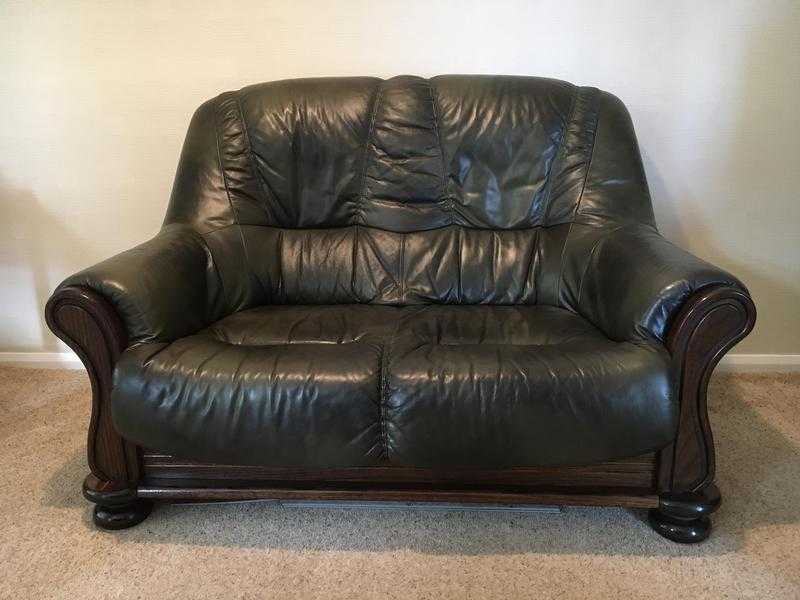 Leather, two seater setteesofa