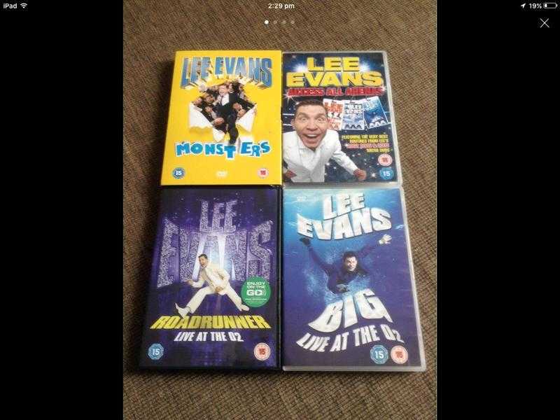 Lee Evans DVD Collection x4