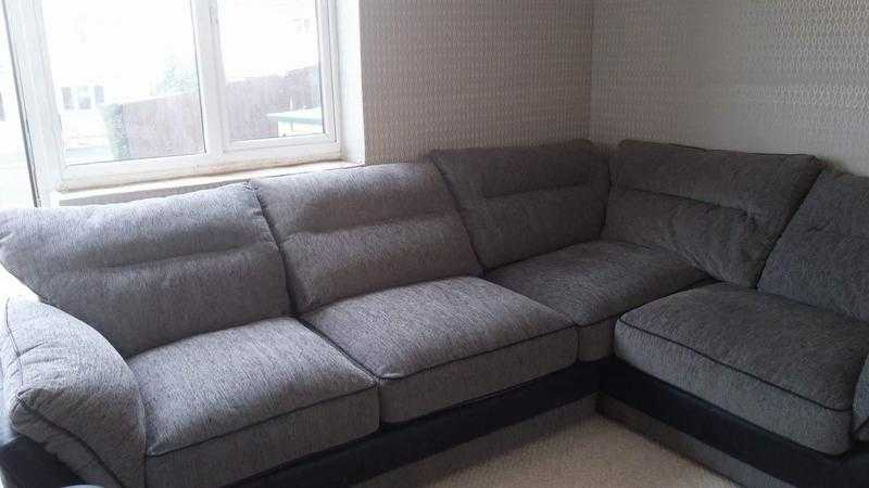 Left hand facing corner sofa..fabric