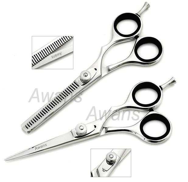 Left Handed Hairdressing Barber Salon Scissors, Thinning Scissors set 5.5quotWant a new look to your ha