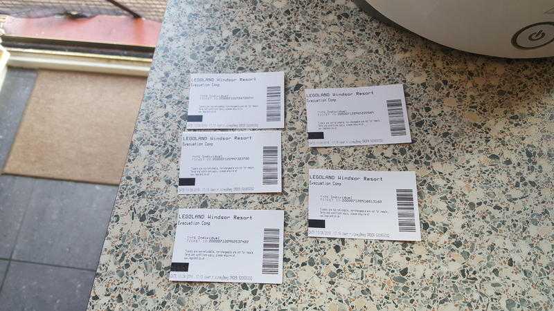 Legoland tickets x5