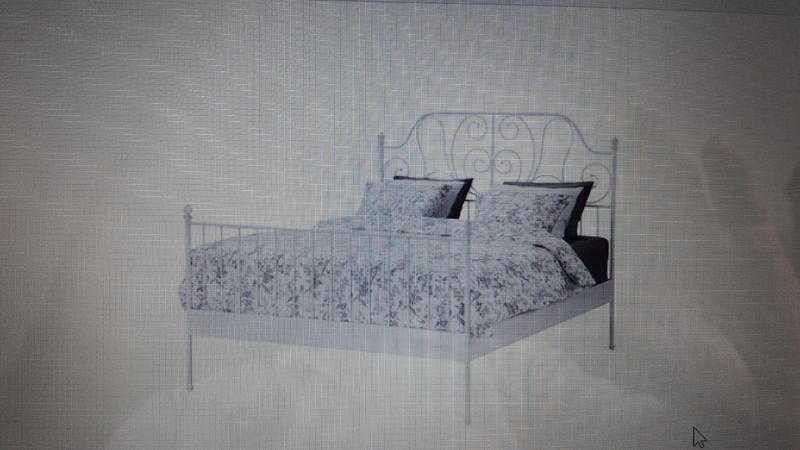 Leirvik double bed (Ikea)