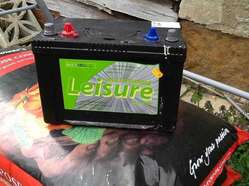 Leisure battery for caravan