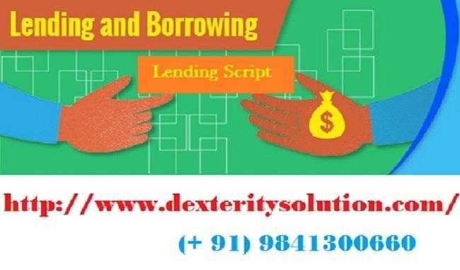 Lending and Borrowing software - Lending and Borrowing Script