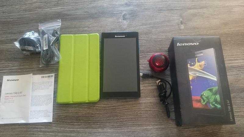 Lenovo TAB 2 A7-20F BLUE-MINT CONDITION (NO SCRATCHES) WITH FREE MINI BUSH SPEAKER