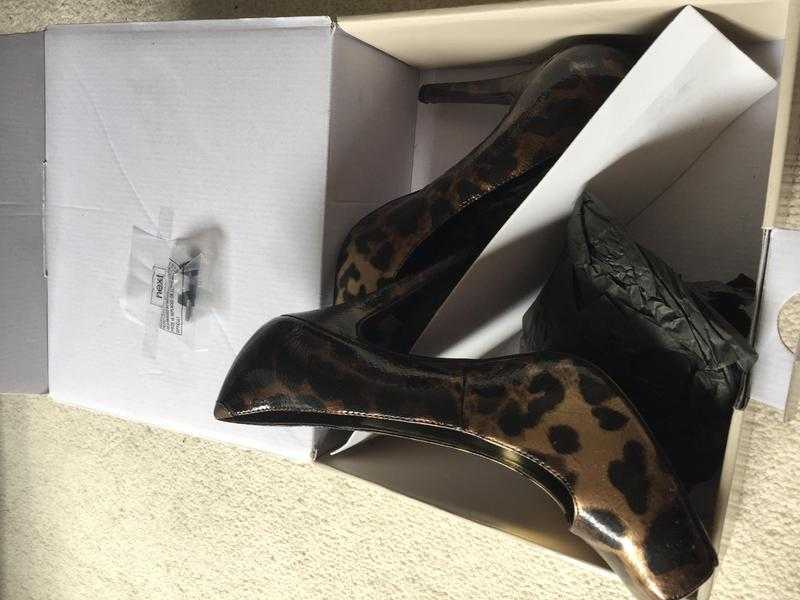 Leopard print heels