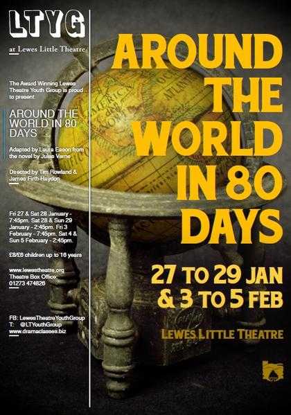 Lewes Little Theatre presents Around the World in 80 Days