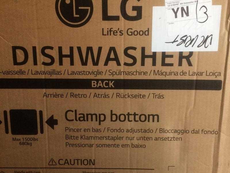LG Dishwasher Brand New