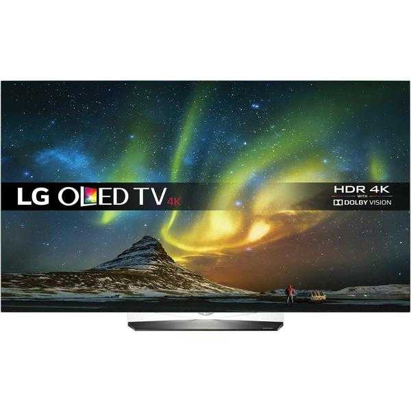 LG OLED55B6V Black 55inch 4K Ultra HD TV OLED Smart with Freesat HD 4xHDMI NEW