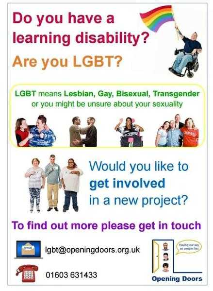 Lgbt meet up for people with learning disabilities