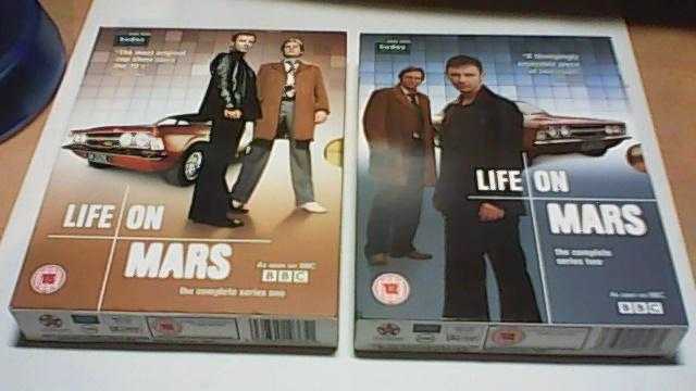 LIFE ON MARS - THE COMPLETE SERIES ONE amp TWO BOX SETS-MINT CONDITION