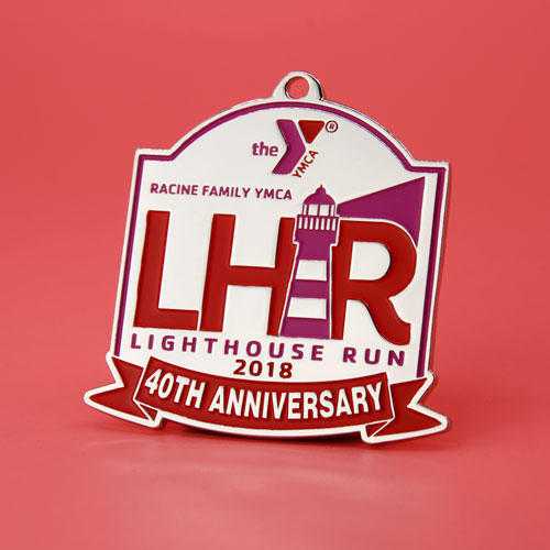 Lighthouse Run Custom Medals