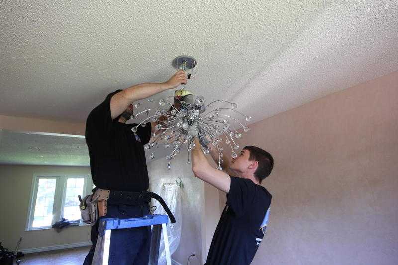 Lights installer - Chandelier installer - Spot lights installation services