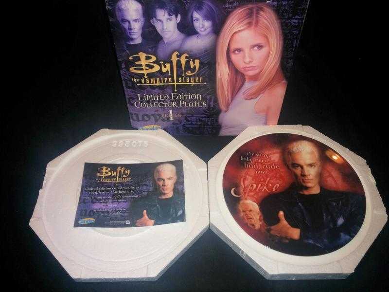 Limited Edition Buffy The Vampire Slayer Spike Collector Plate