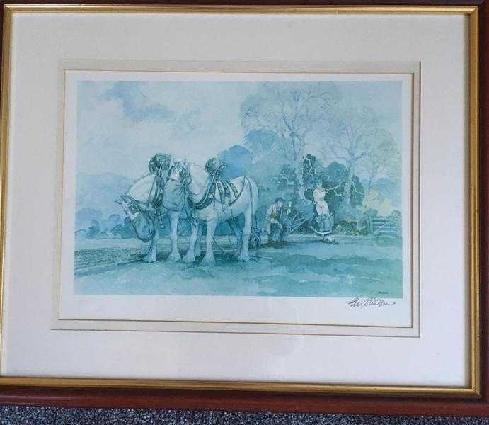 Limited Edition Signed Print Ploughmans Lunch ERSturgeon