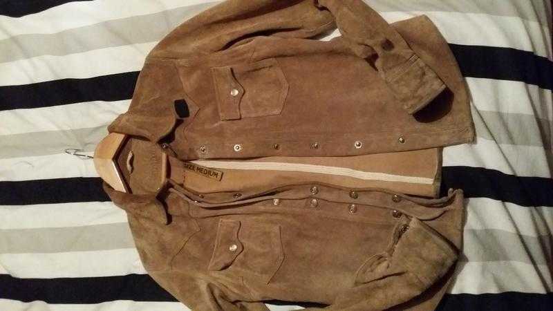 Limited edition suede tan coat (medium)